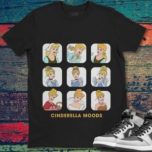 Disney Cinderella Moods Box Up Funny Unisex T-Shirt For Men Women